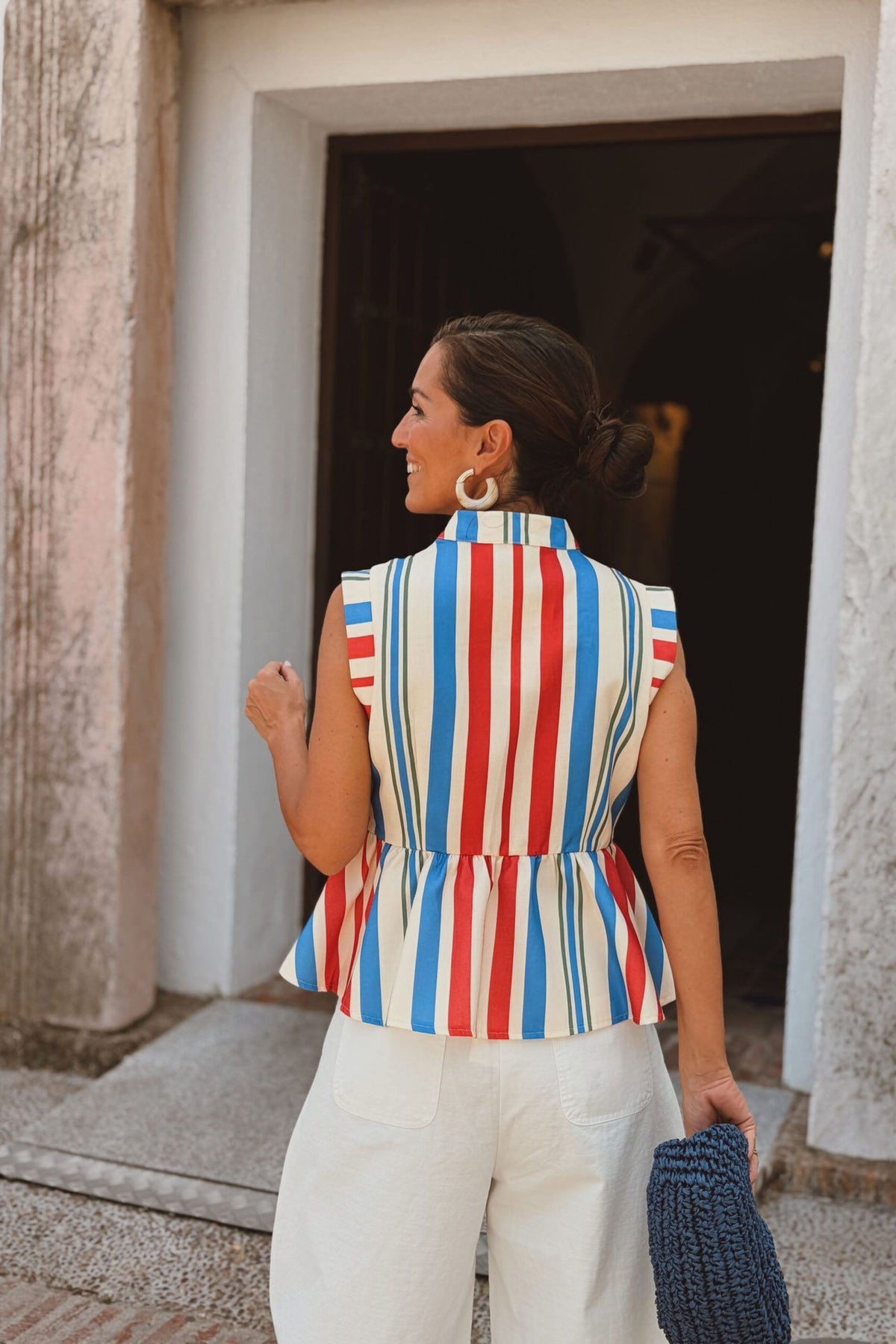 The Sahara Buckle Print Top