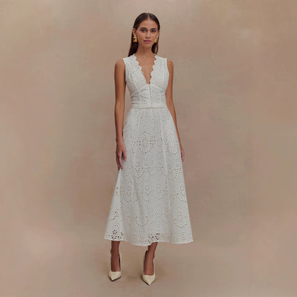 Lace Vest & Skirt Set