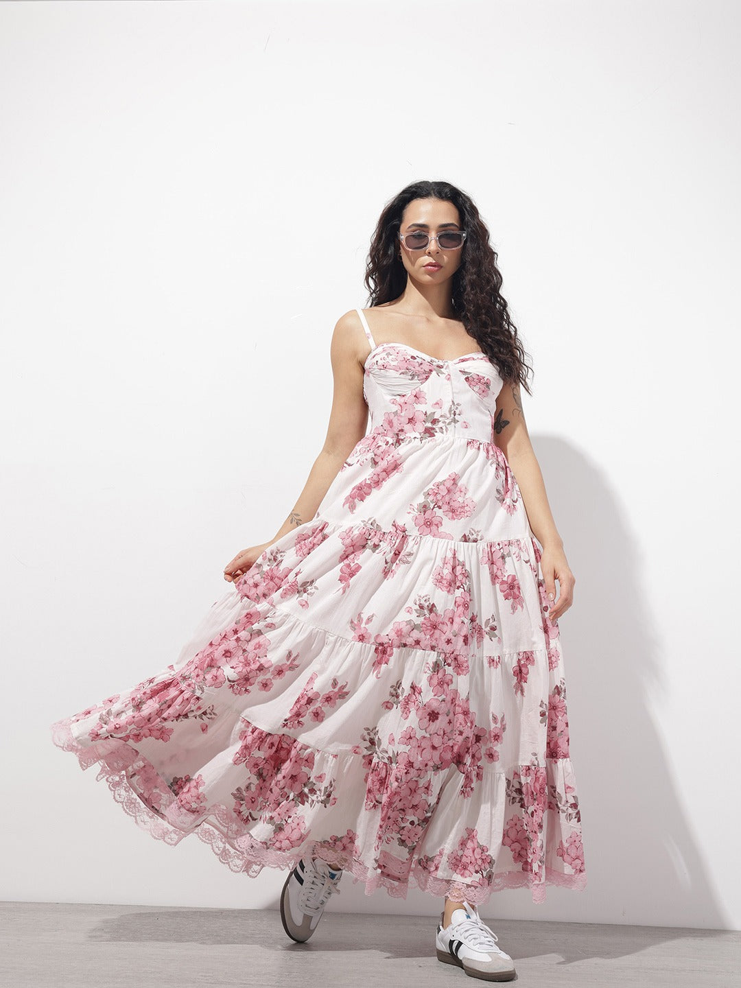 Blush Blossom Maxi Dress