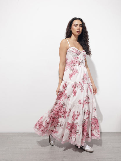 Blush Blossom Maxi Dress