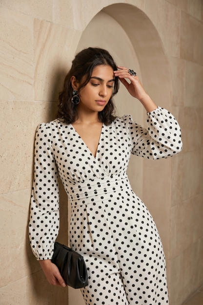 Retro Polka Jumpsuit