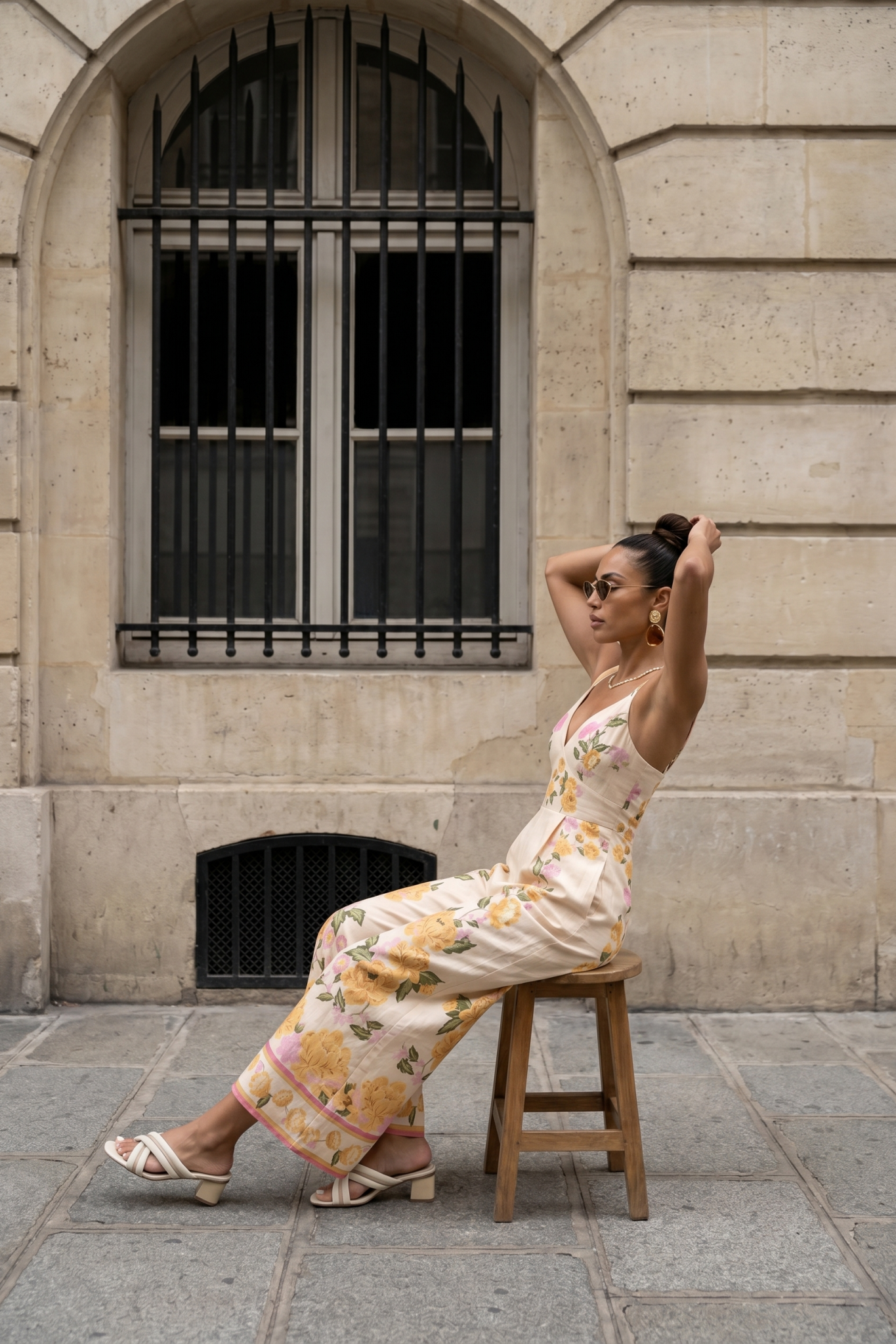 Floral Print Jumpsuit