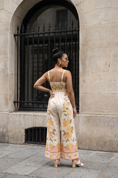Floral Print Jumpsuit