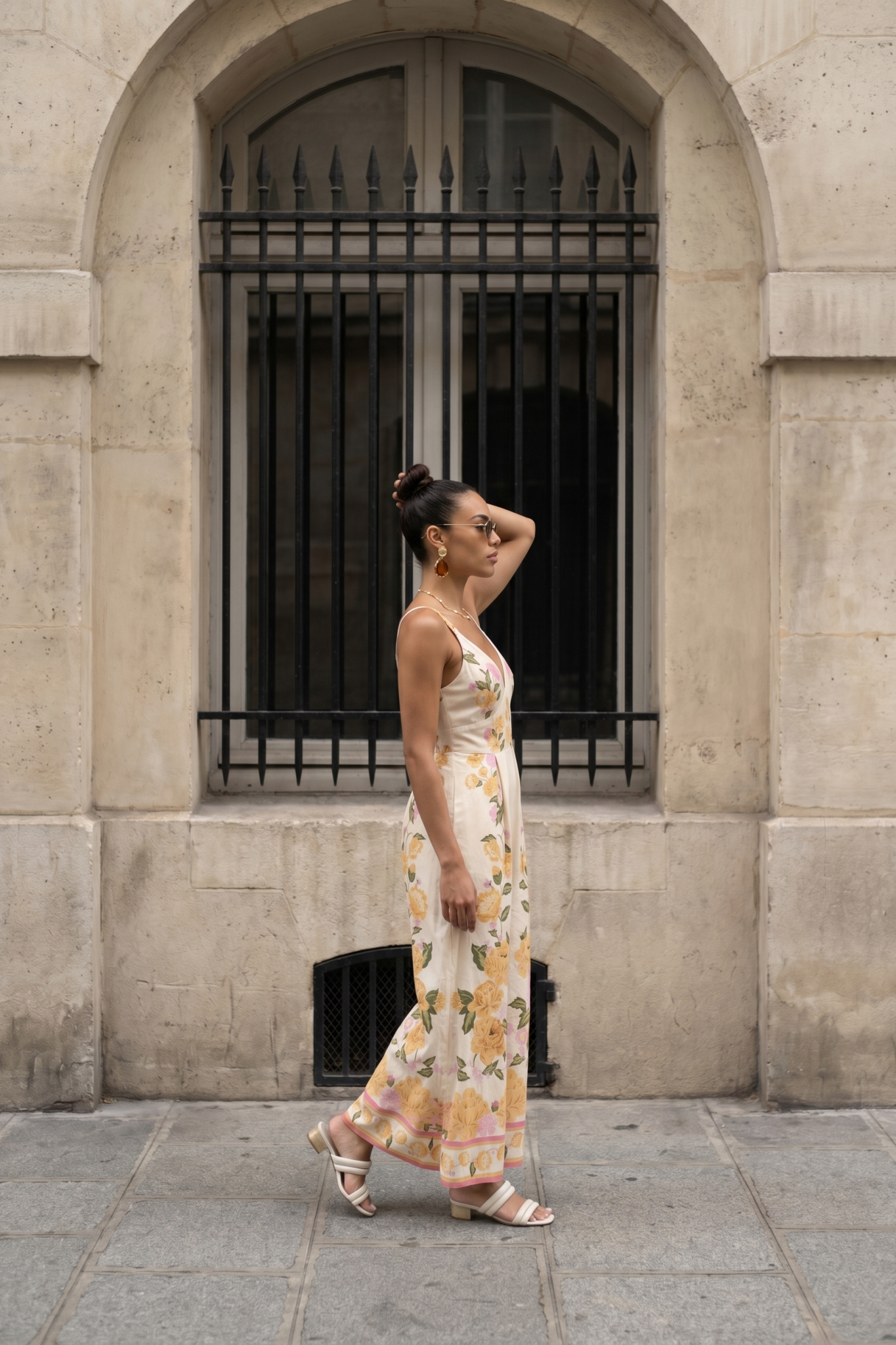Floral Print Jumpsuit