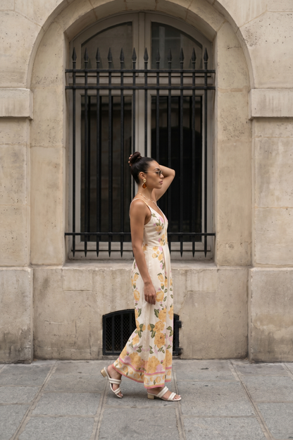 Floral Print Jumpsuit